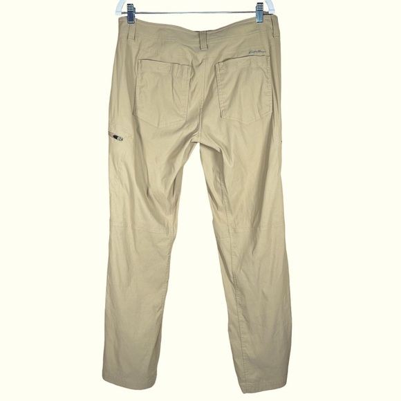 Eddie Bauer First Ascent Men’s Dark Tan Nylon Blend Pants 35 X 32 EUC - Picture 4 of 14